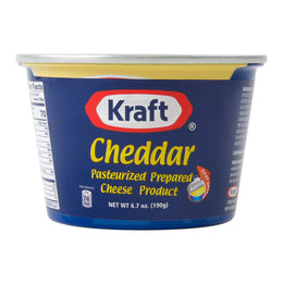 Kraft Cheddar Cheese جبنة كرافت  190g (6.7oz) Can