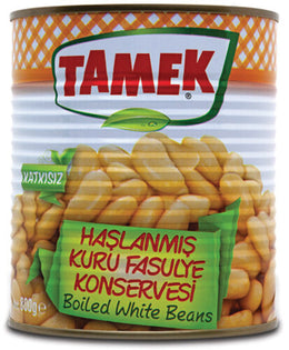 TAMEK BOILED WHITE BEANS فاصولياء بيضاء مسلوقة