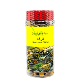  Cinnamon Sticks قرفة عيدان  Cinnamon has been used in sweets and foods throughout history for its sweet and savory flavor and aroma. Cinnamon also has a number of health benefits such as helping with upset stomach, weight loss, colds, etc.  5 oz Jar