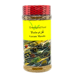 Garam Masala غارام ماسالا This blend of ground spices, most commonly used in Indian cuisine, offers a toasty, mild aroma along with a warm, sweet, with a very small pinch of heat, flavor. Along with its amazing flavor and aroma, Garam Masala carries numerous health benefits such as relieves indigestion and heart burn while also carrying powerful anti-oxidants and helps with healing wounds and mosquito bites.  6 oz Jar