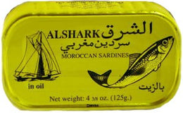 ALSHARK SARDINE SWEET IN OIL الشرق سردين مغربي