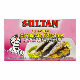 Sultan Sardines Bnlss & Sknlss in Olive Oil