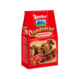 LOACKER QUADRATINI   HAZELNUT  250GR